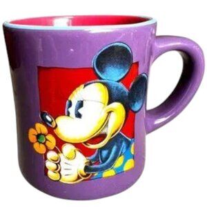 HTF Vtg Disney MINNIE MOUSE Mug Cup Early 90s Ceramic Collectible Thailand Daisy